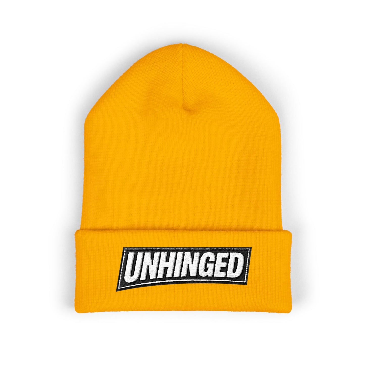 UNHINGED | Box Logo Cuffed Beanie