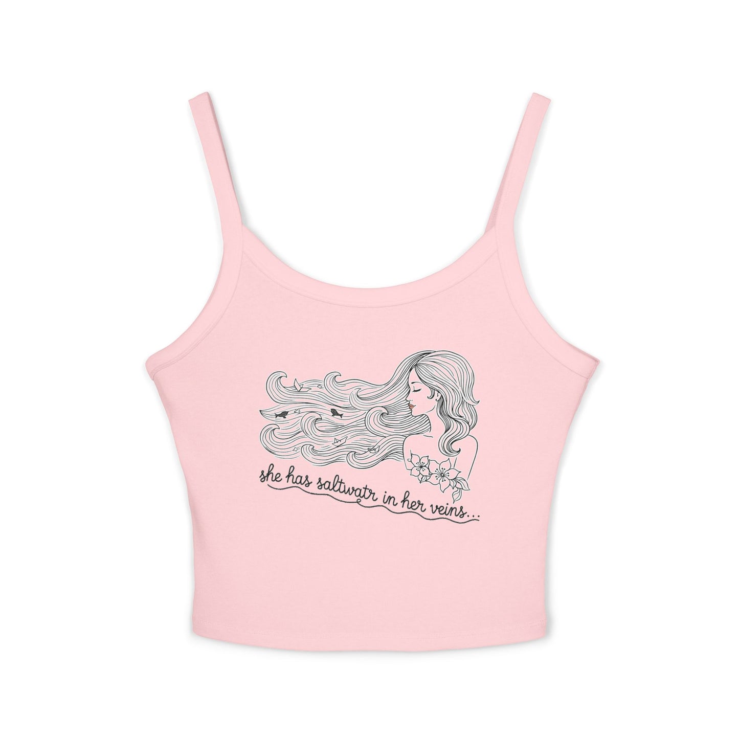UNHINGED | Island Her Crop Tank — “Saltwater in Her Veins”