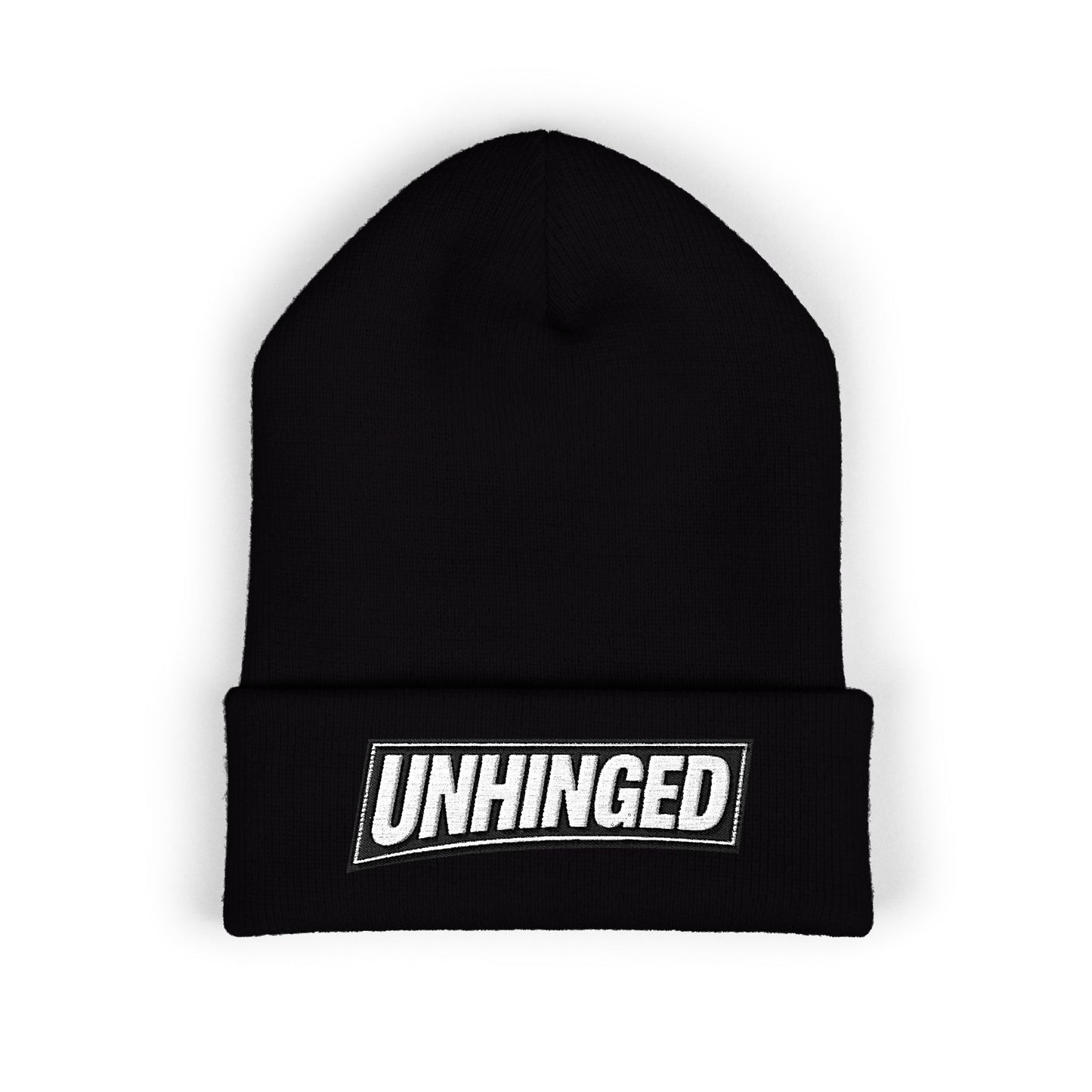 UNHINGED | Box Logo Cuffed Beanie