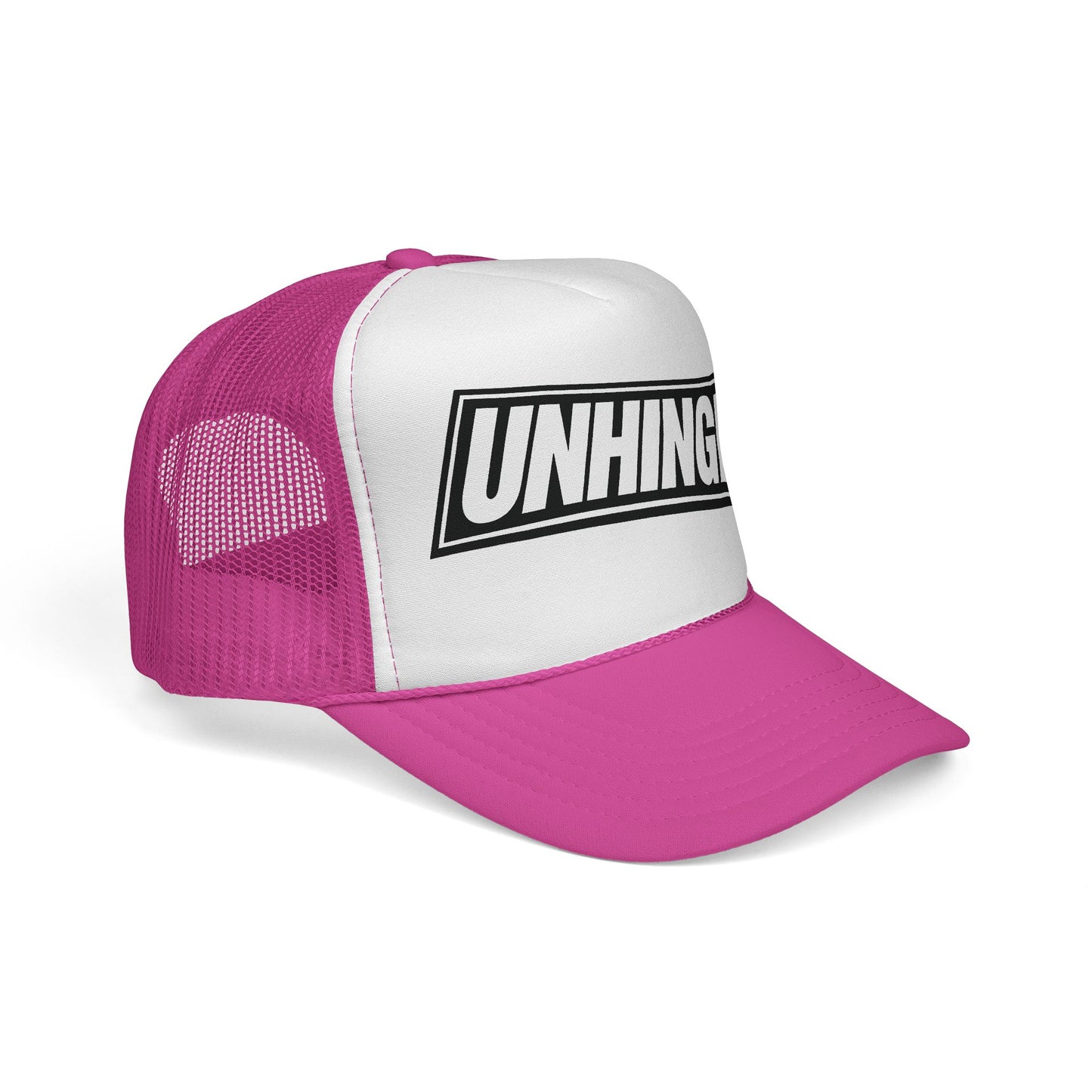 UNHINGED | Box Logo Trucker Hat