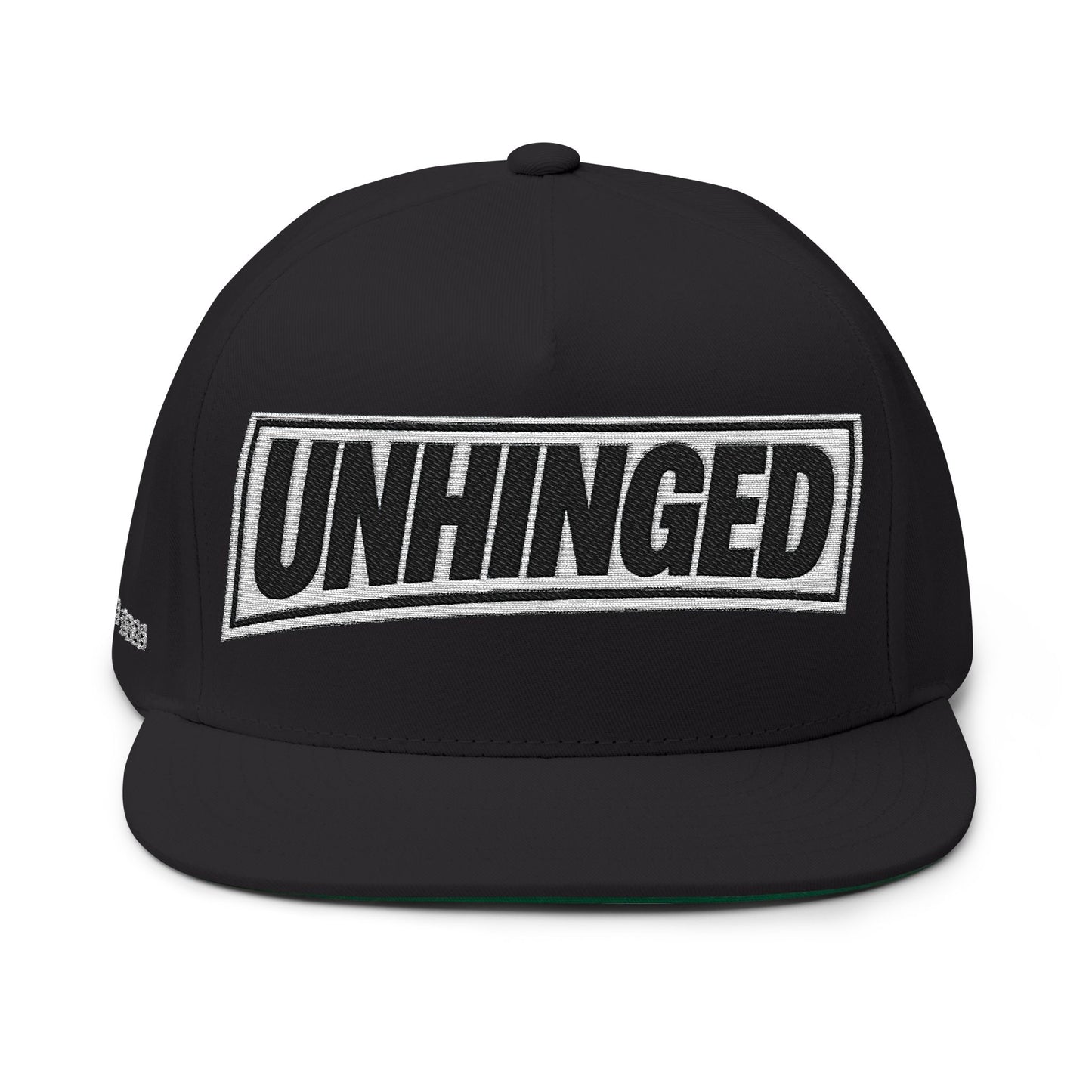 UNHINGED | UNIFORM Box Logo Snapback Flat Bill (Black)