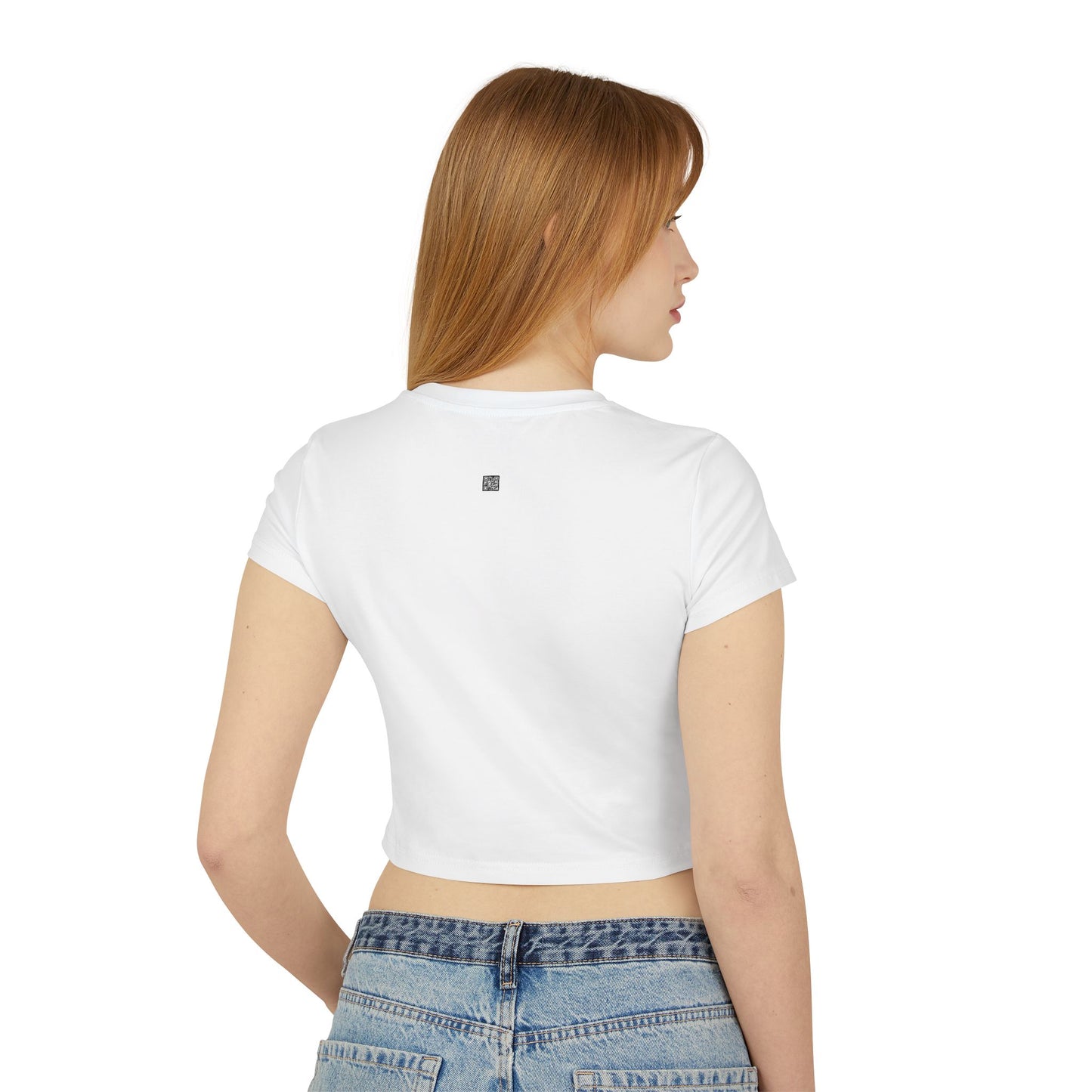 UNHINGED | Island Her Baby Tee — “Saltwater in Her Veins” Crop