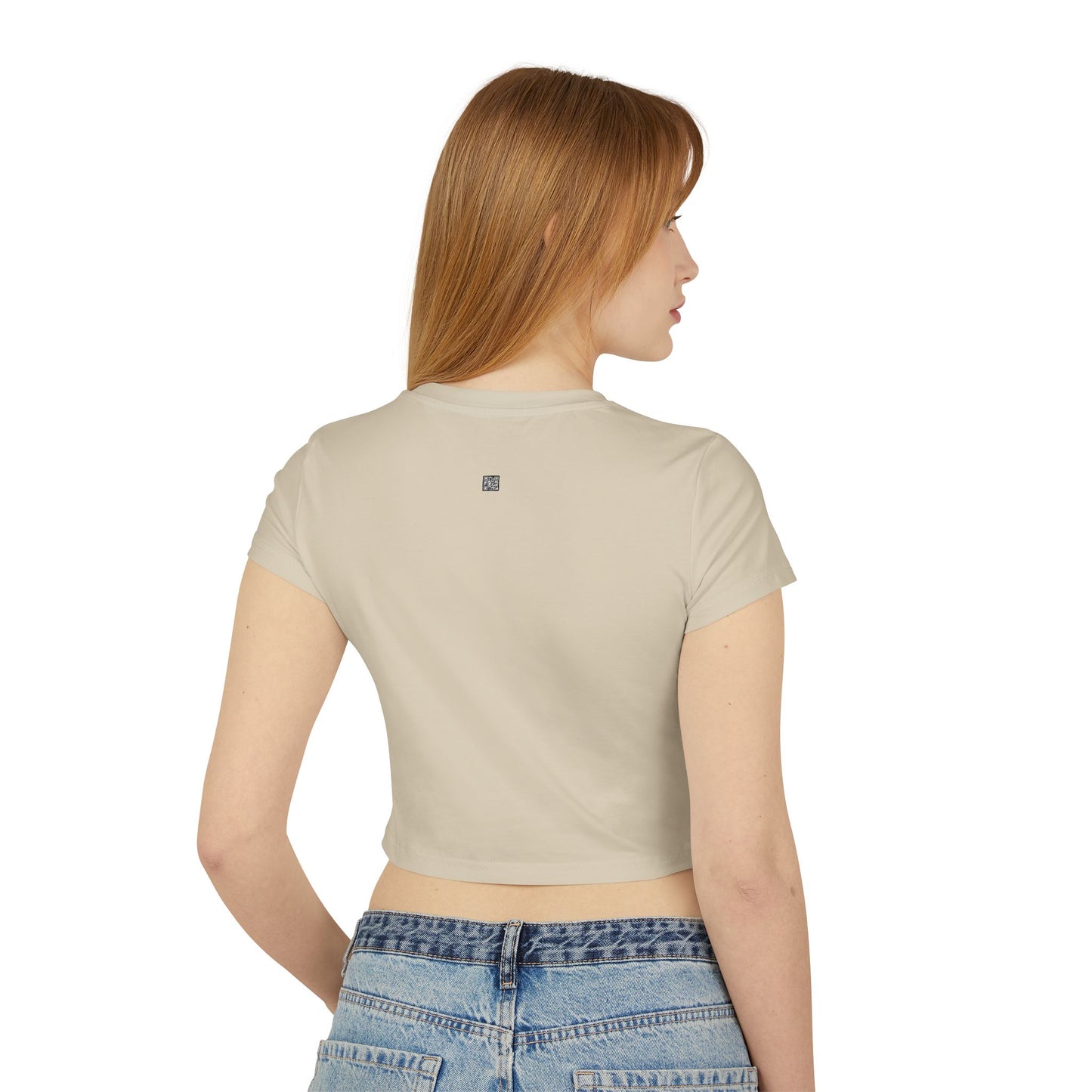 UNHINGED | Island Her Baby Tee — “Saltwater in Her Veins” Crop