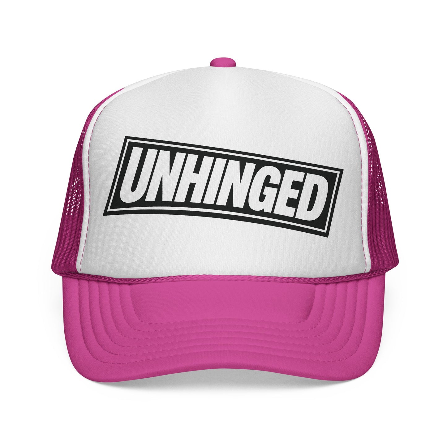 UNHINGED | Box Logo Trucker Hat