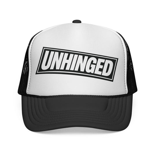 UNHINGED | Box Logo Trucker Hat