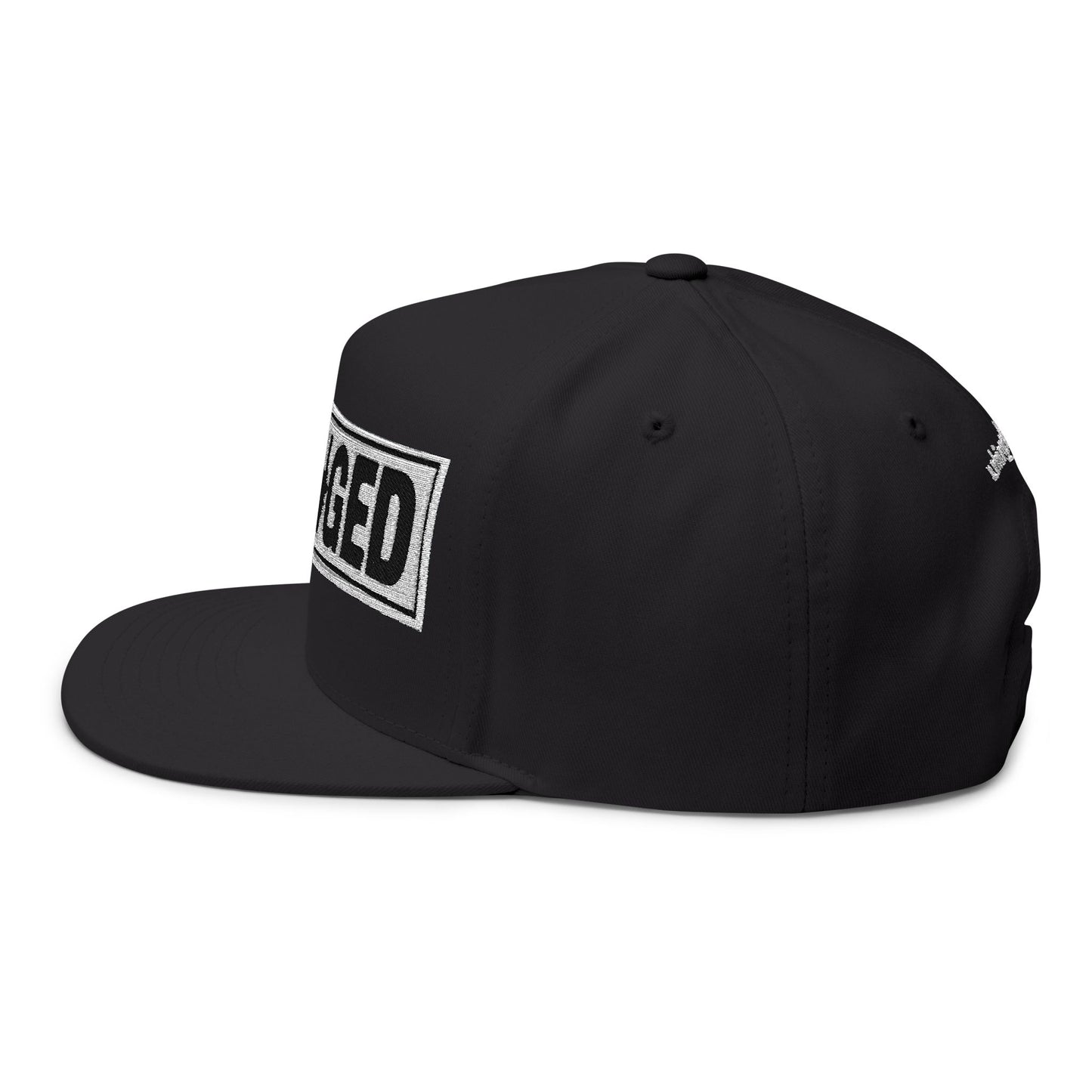 UNHINGED | UNIFORM Box Logo Snapback Flat Bill (Black)