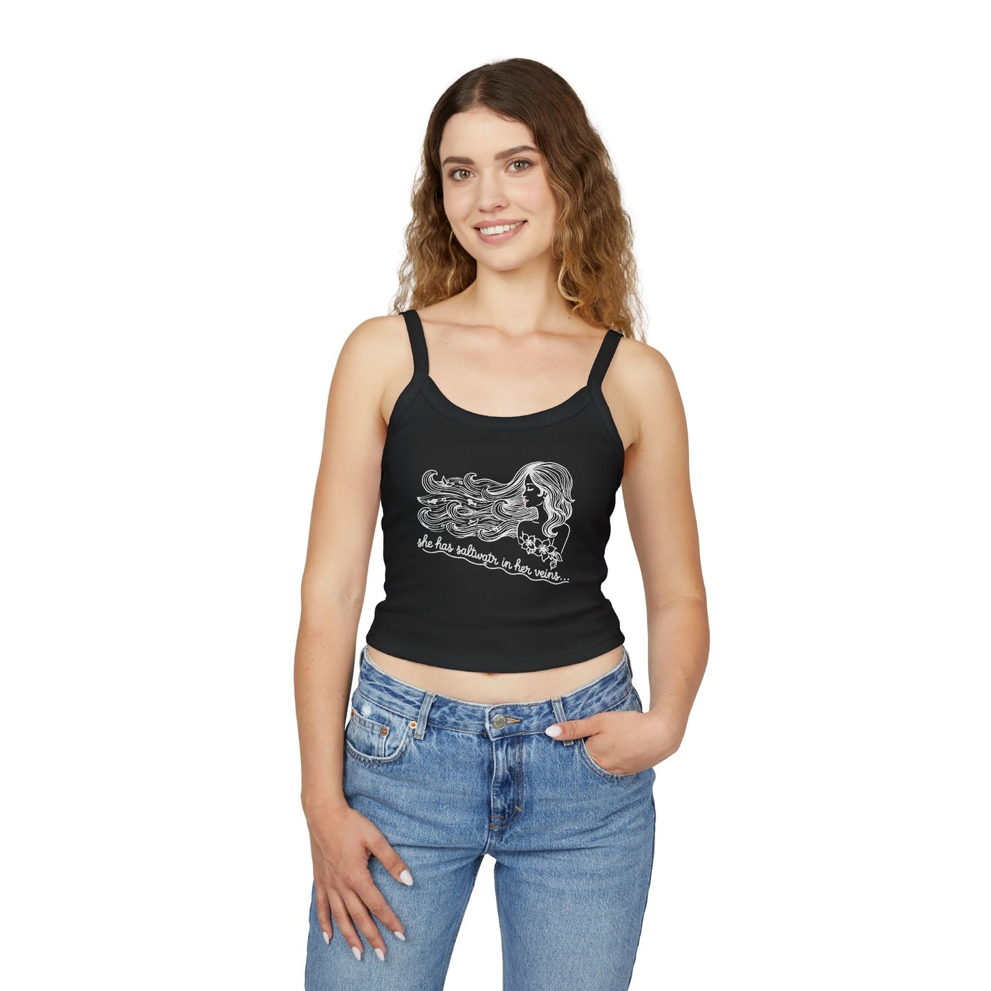 UNHINGED | Island Her Crop Tank — “Saltwater in Her Veins”