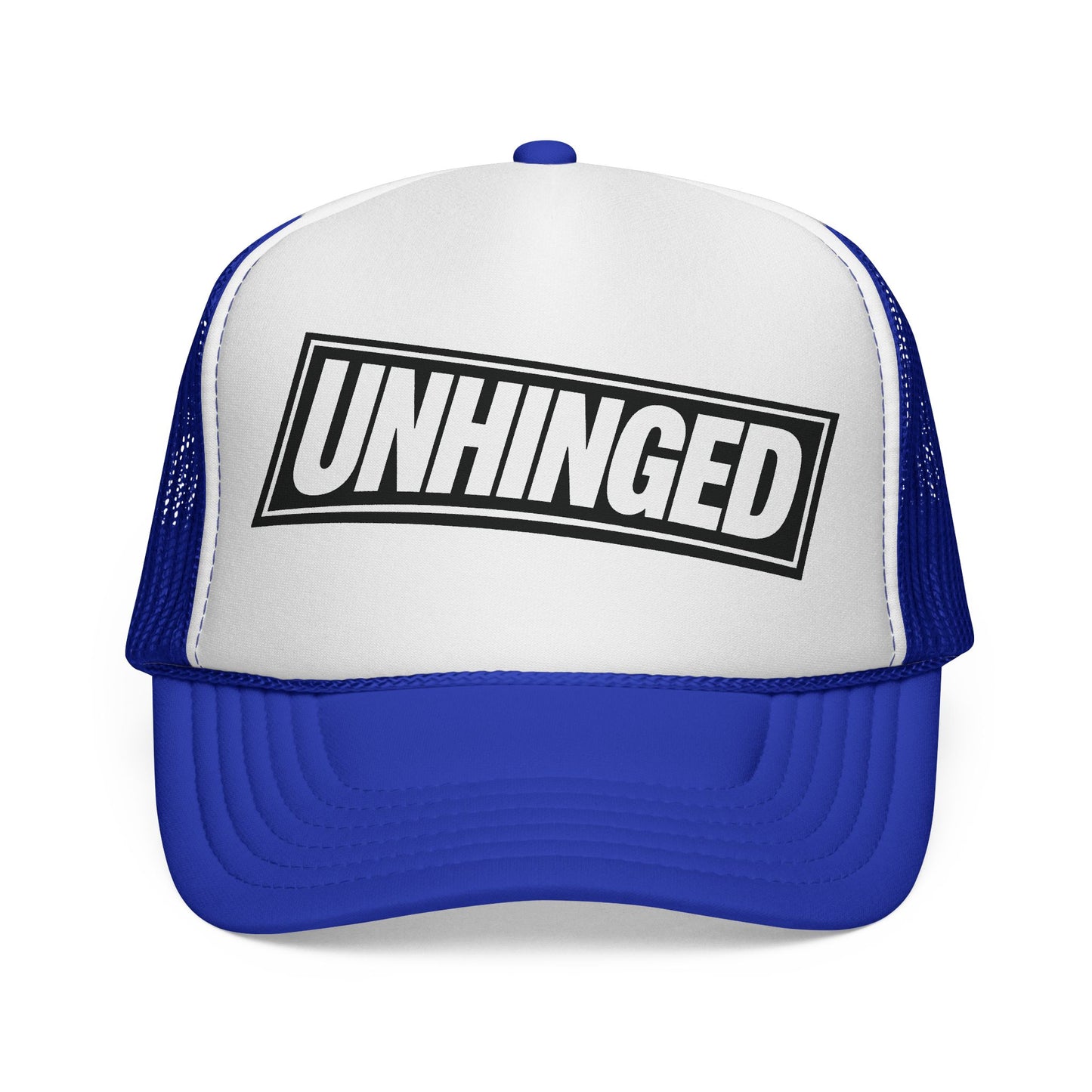 UNHINGED | Box Logo Trucker Hat