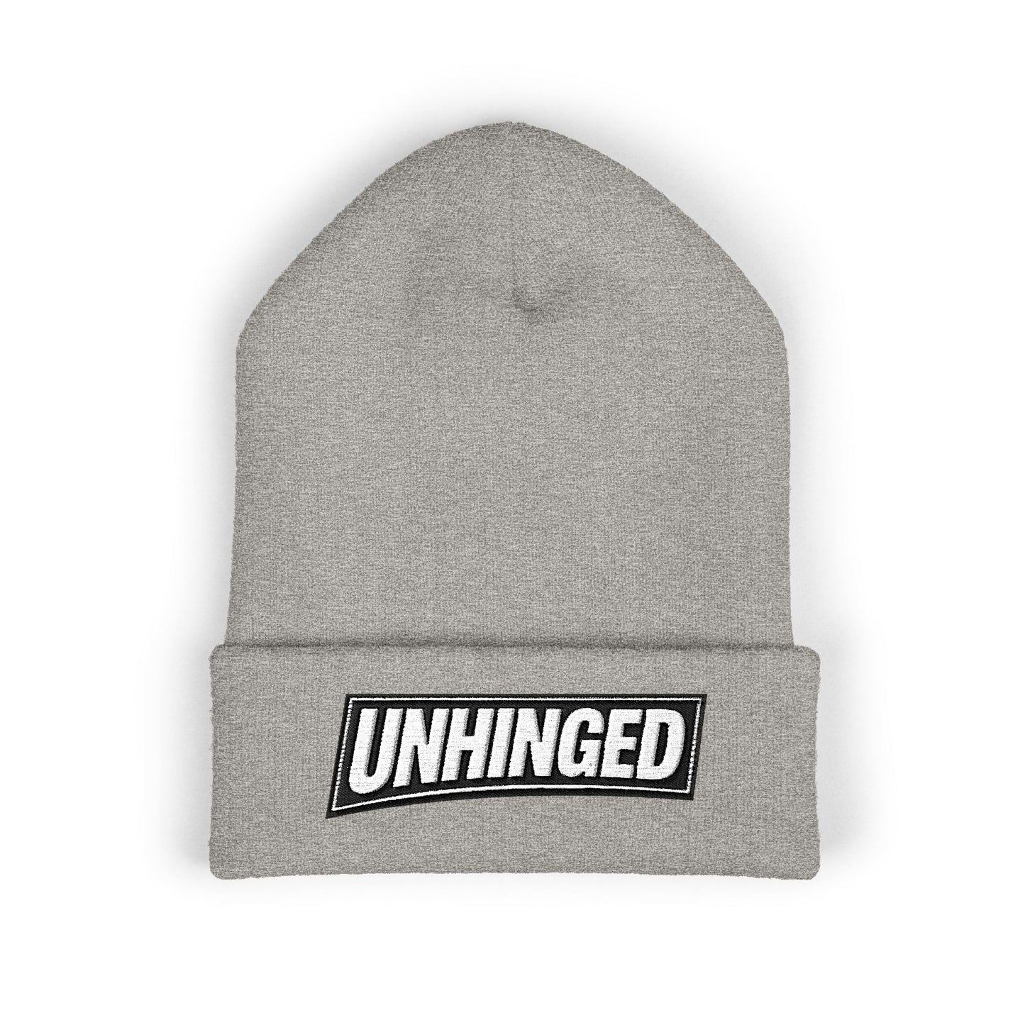 UNHINGED | Box Logo Cuffed Beanie